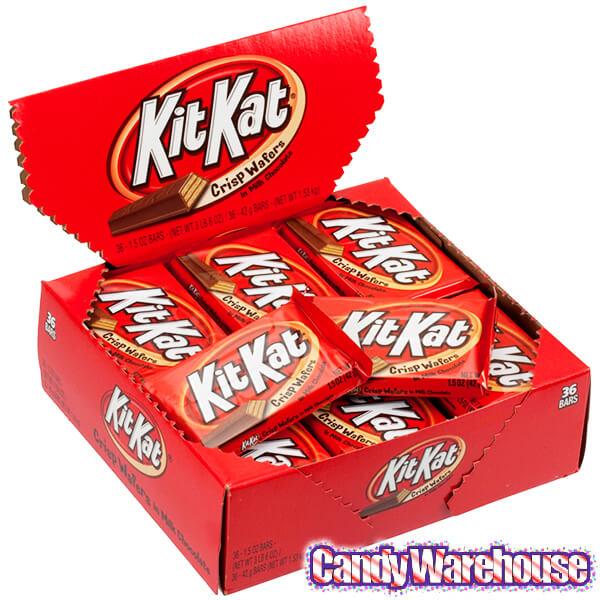 Kit Kat Candy Bars: 36-Piece Box - Candy Warehouse