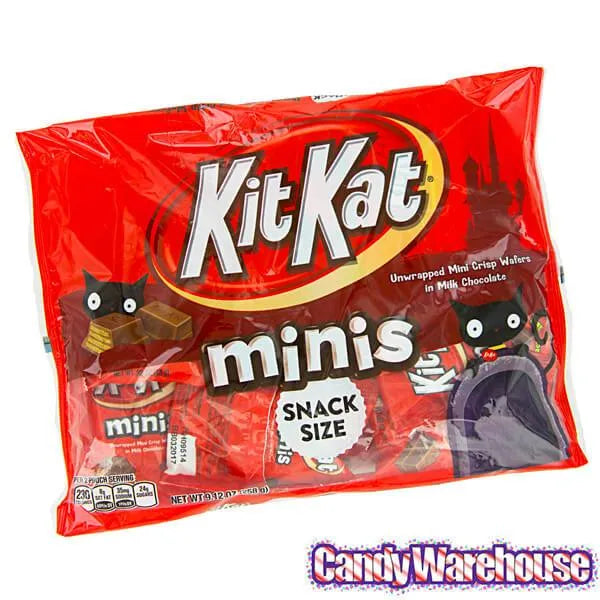 Kit Kat Mini Box Kit Kat Minis Snack Size Packs: 10-Piece Bag – Candy Warehouse