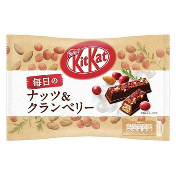 Kit Kat Snack Size Packs - Nuts & Cranberry: 12-Piece Bag - Candy Warehouse