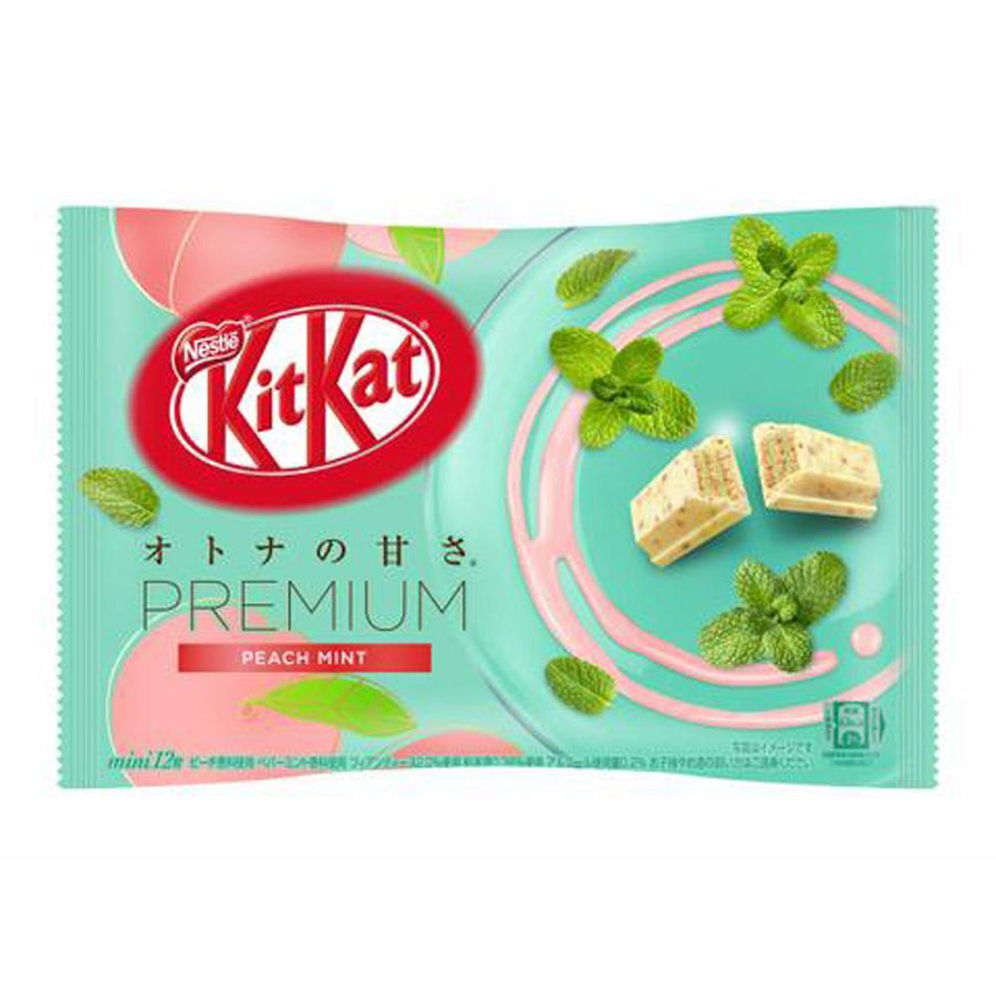 Kit Kat Snack Size Packs - Peach Mint: 12-Piece Bag - Candy Warehouse