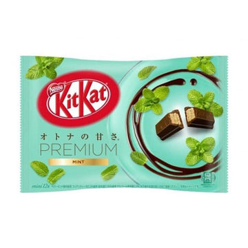 Kit Kat Snack Size Packs - Premium Mint: 12-Piece Bag - Candy Warehouse