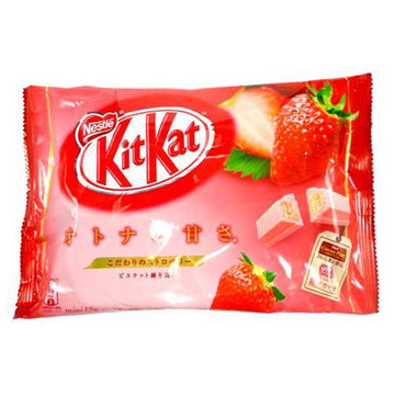 Kit Kat Snack Size Packs - Strawberry: 12-Piece Bag - Candy Warehouse