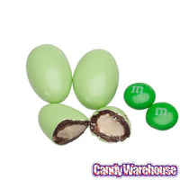 Koppers Chocolate Jordan Almonds - Light Green: 5LB Bag - Candy Warehouse