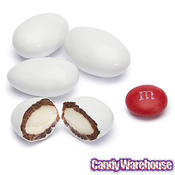 Koppers Chocolate Jordan Almonds - White: 5LB Bag - Candy Warehouse