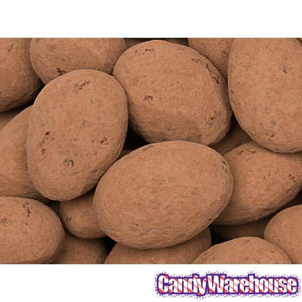 Koppers Cocoa Dusted Toffee Chocolate Almonds: 5LB Bag - Candy Warehouse