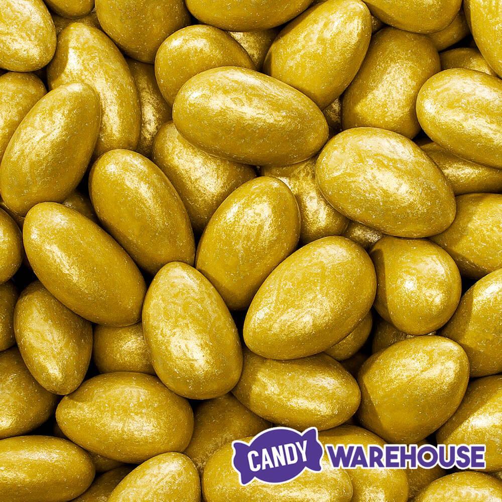 Koppers Gold Lustrous French Almonds: 5LB Bag - Candy Warehouse