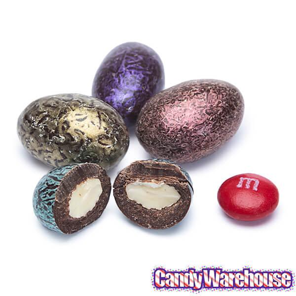 Koppers Jewel Tones Chocolate Jordan Almonds: 5LB Bag - Candy Warehouse