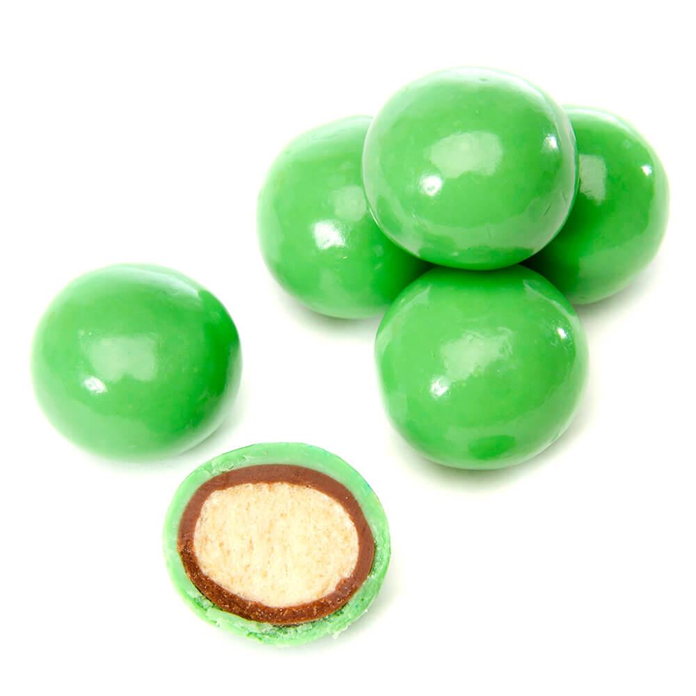 Koppers Milk Chocolate Covered Malt Balls - Light Green: 5LB Bag ...