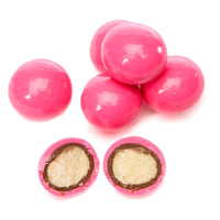Koppers Milk Chocolate Covered Malt Balls - Pink: 5LB Bag - Candy Warehouse