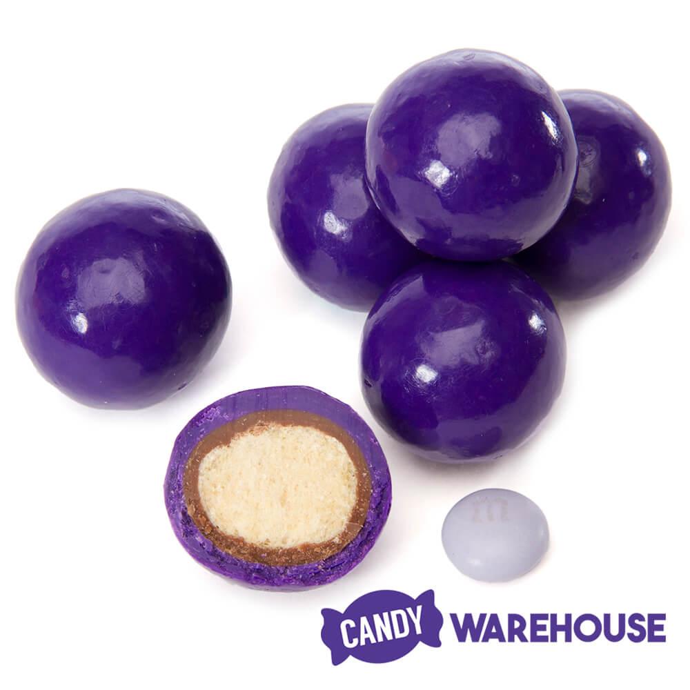 Koppers Milk Chocolate Covered Malt Balls - Purple: 5LB Bag - Candy Warehouse