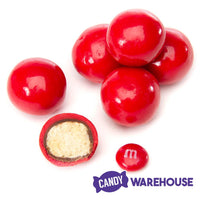 Koppers Milk Chocolate Covered Malt Balls - Red: 5LB Bag - Candy Warehouse