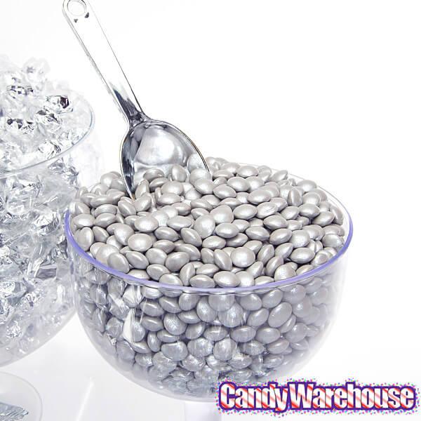 Koppers Milk Chocolate Gems - Silver: 5LB Bag - Candy Warehouse