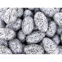 Koppers Silver Pearlescence Dark Chocolate Jordan Almonds: 5LB Bag - Candy Warehouse