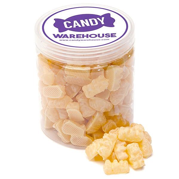 Koppers White Chocolate Covered Gummi Bears: 1LB Jar - Candy Warehouse