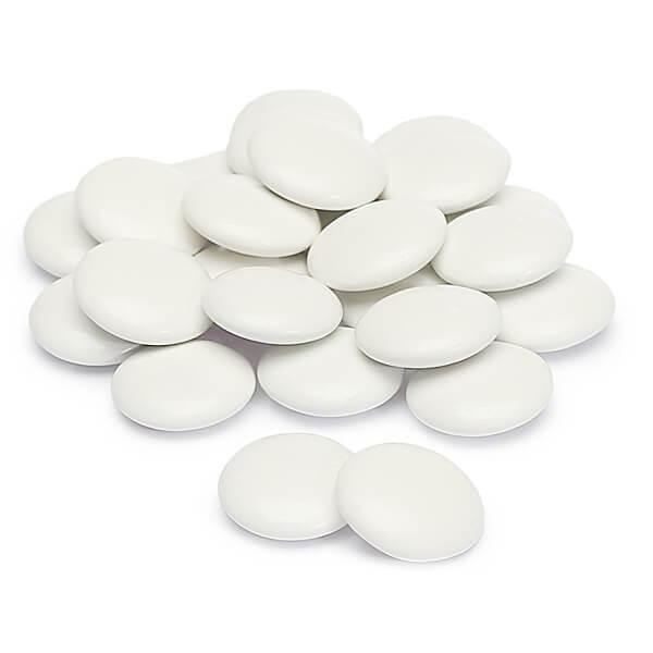 Koppers White Mint Dark Chocolate Discs: 5LB Bag - Candy Warehouse