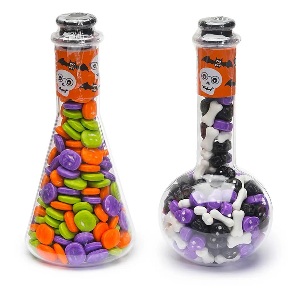 Laboratory Beakers with Halloween Candy: 6-Piece Box – Candy Warehouse