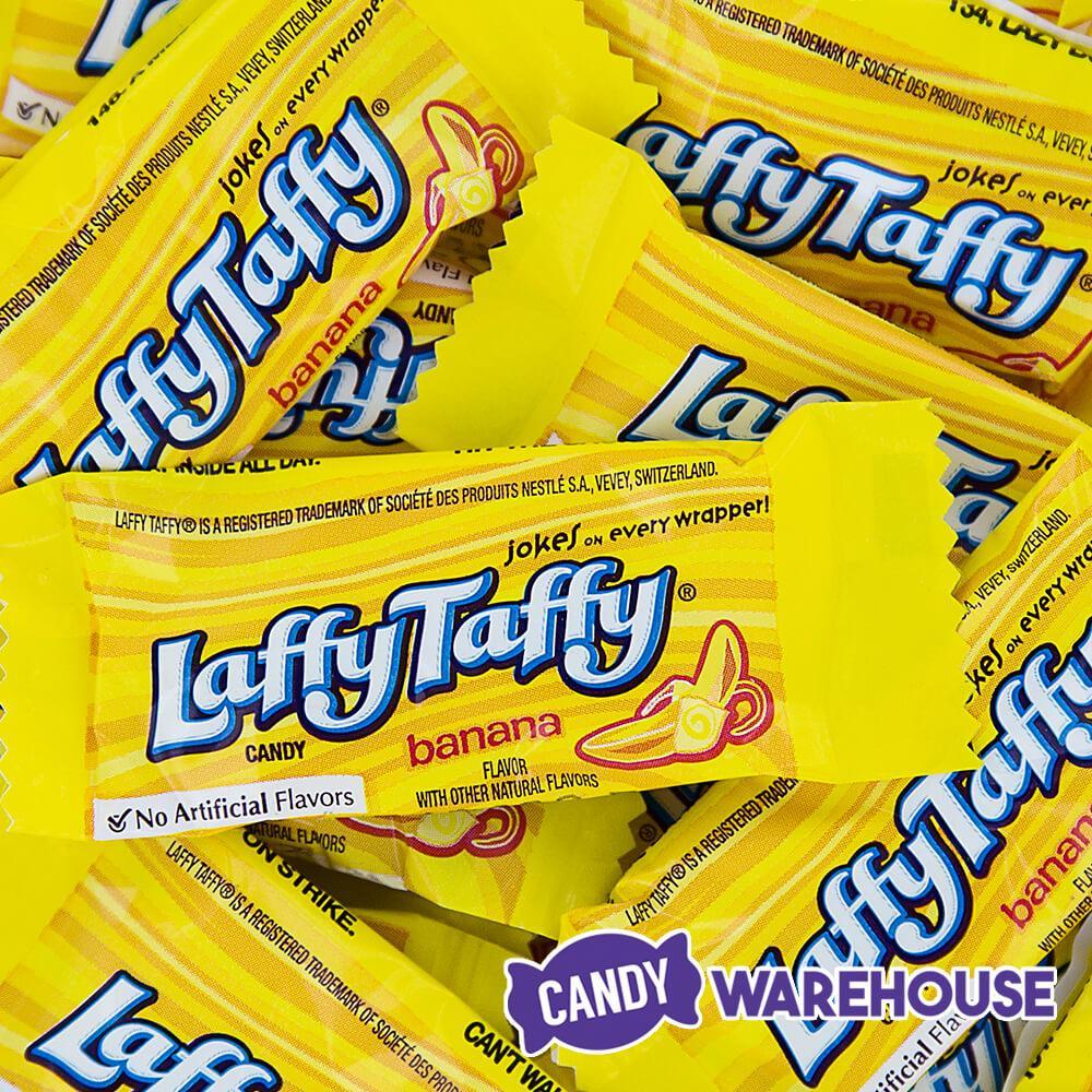 Laffy Taffy Candy - Banana: 145-Piece Tub - Candy Warehouse