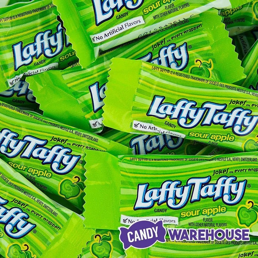 Laffy Taffy Candy - Green Apple: 145-Piece Tub | Candy Warehouse