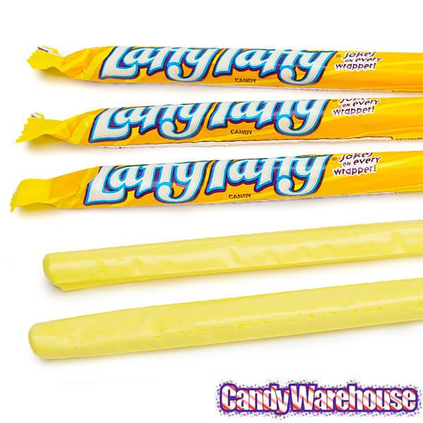Laffy Taffy Candy Ropes - Banana: 24-Piece Box - Candy Warehouse