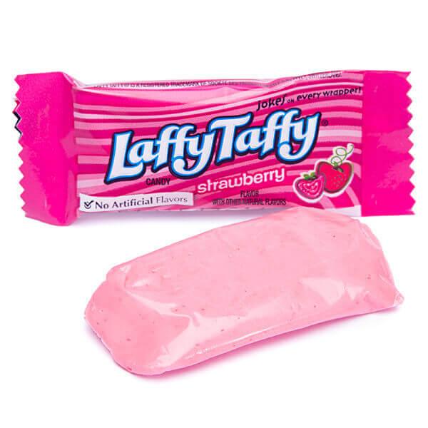 Laffy Taffy Candy - Strawberry: 145-Piece Tub - Candy Warehouse