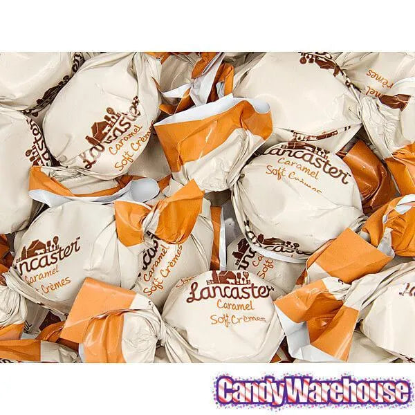 Lancaster Caramel Soft Cremes Candy 8Ounce Bag Candy Warehouse