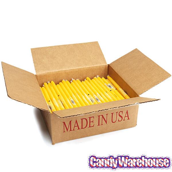 Lemon Hard Candy Sticks: 100-Piece Box - Candy Warehouse