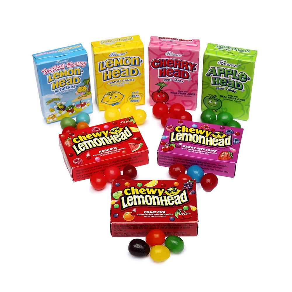 Lemonhead & Friends Candy Mini Packs: 50-Piece Bag - Candy Warehouse