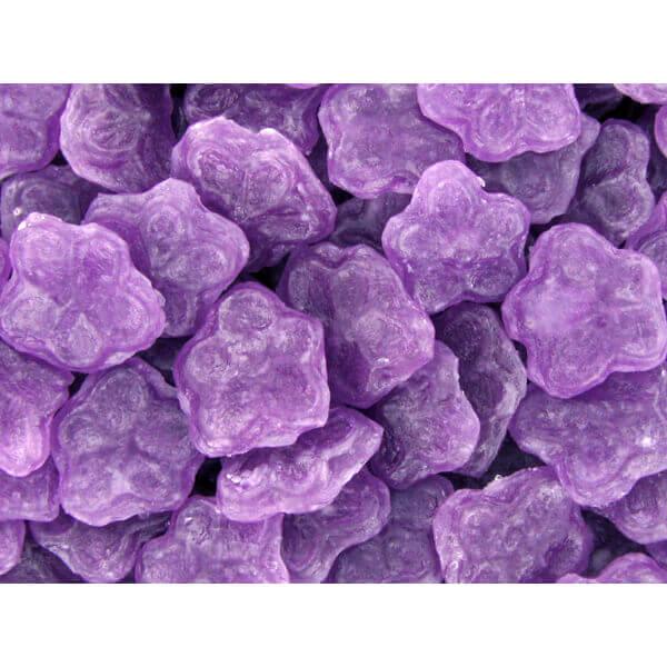 Leone Mini Hard Candy Purple Violets Flowers: 5-Ounce Tin - Candy Warehouse