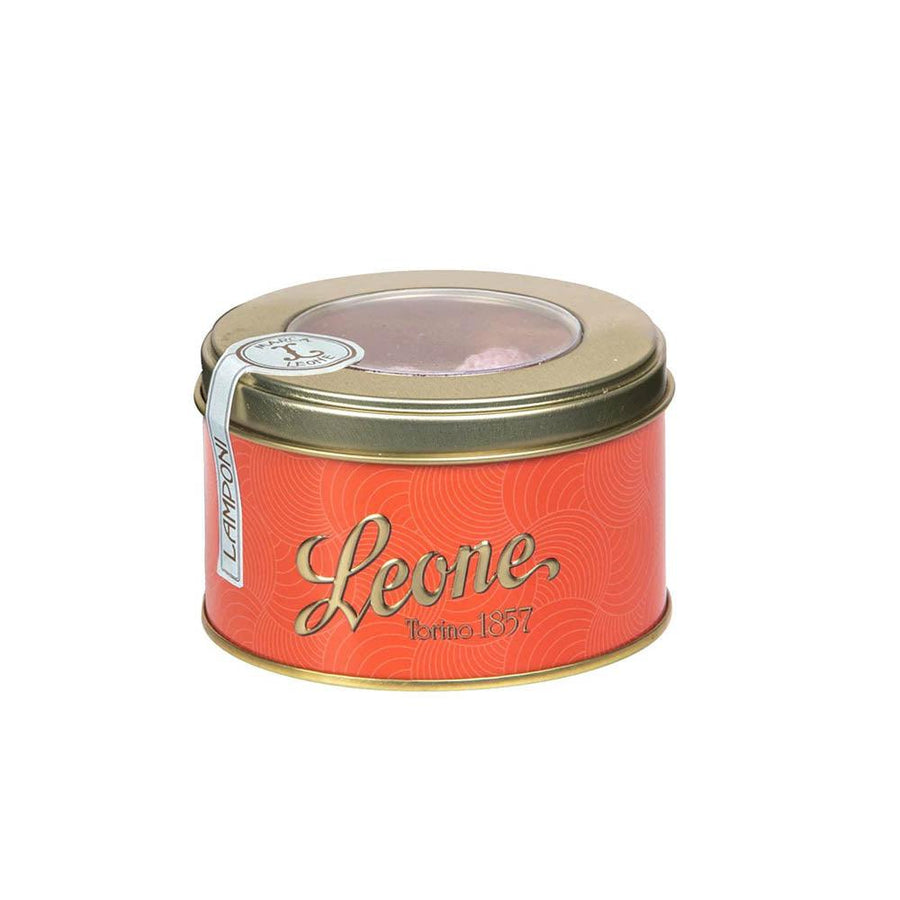 Leone Raspberries Candy Drops: 5-Ounce Tin - Candy Warehouse