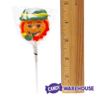 Leprechaun Character Lollipops: 12-Piece Box - Candy Warehouse