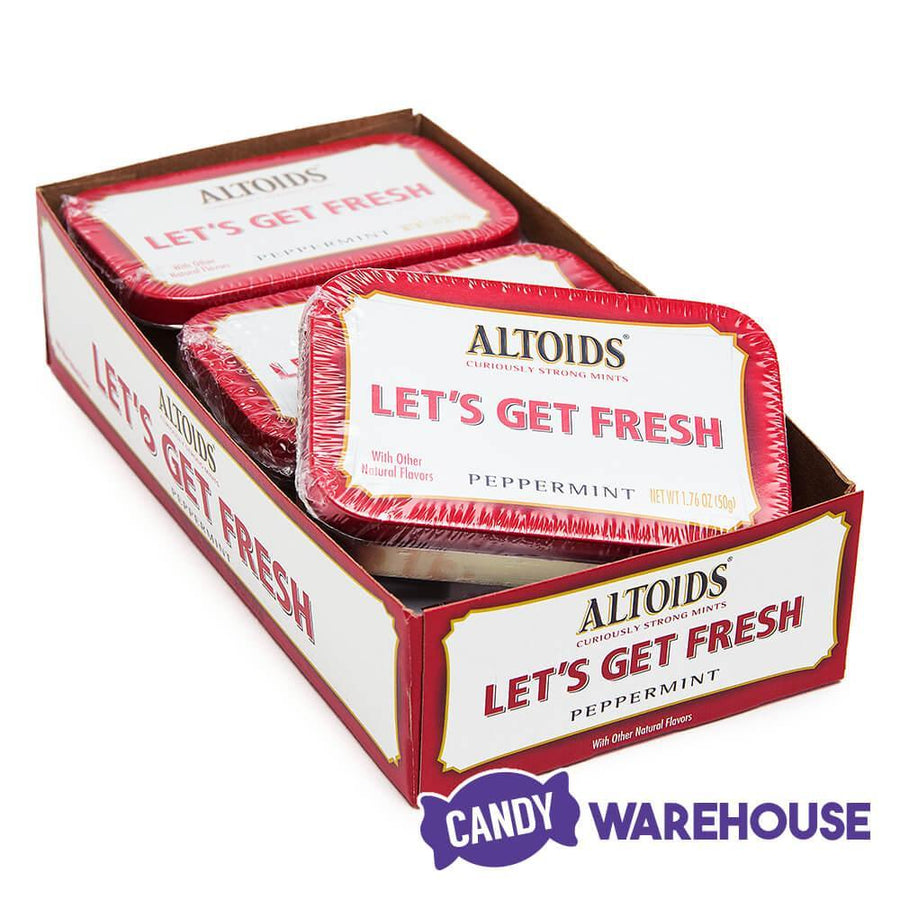 Let's Get Fresh Peppermint Altoids Mint Tins: 6-Piece Box - Candy Warehouse