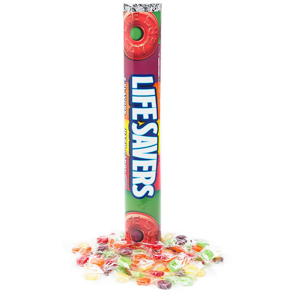 LifeSavers 5 Flavors Hard Candy Big Bank: 15-Ounce Tube - Candy Warehouse