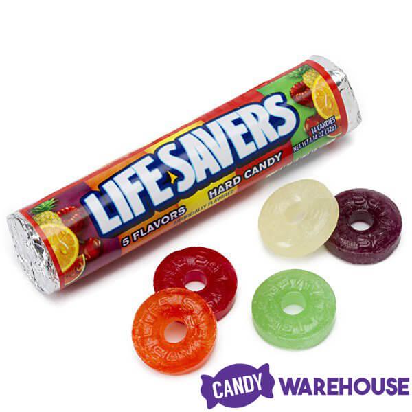 LifeSavers Hard Candy Rolls - 5 Flavors: 48-Piece Box - Candy Warehouse