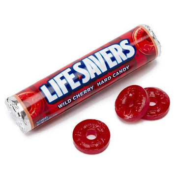 LifeSavers Hard Candy Rolls - Wild Cherry: 20-Piece Pack - Candy Warehouse