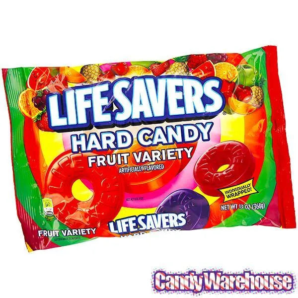 LifeSavers Hard Candy Singles 10 Flavors Assortment 1200Piece Case