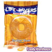 LifeSavers Hard Candy Singles - Butter Rum: 500-Piece Case - Candy Warehouse
