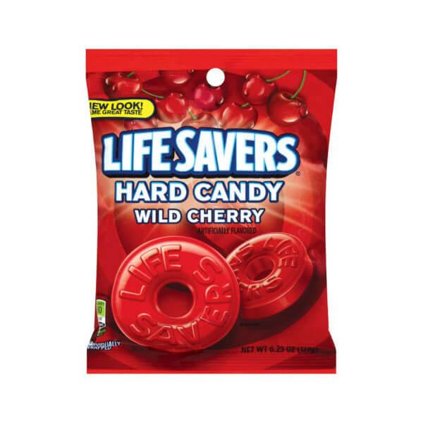 LifeSavers Hard Candy Singles - Wild Cherry: 500-Piece Case - Candy Warehouse