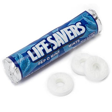 LifeSavers Mint Candy Rolls - Pep-O-Mint: 20-Piece Pack - Candy Warehouse