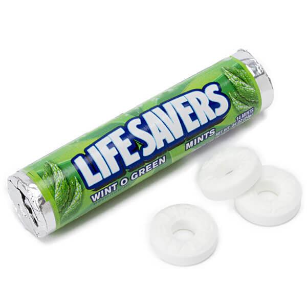 LifeSavers Mint Candy Rolls - Wint-O-Green: 20-Piece Pack - Candy Warehouse
