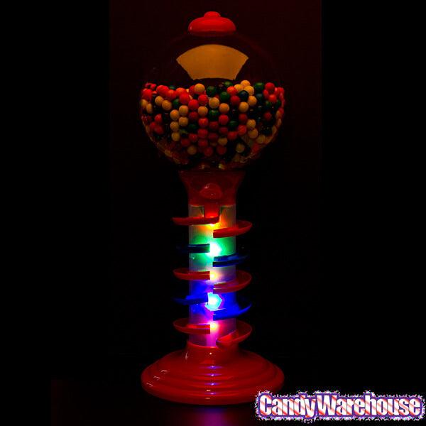 Light and Sound Spiral Gumball Machine Bank with Gumballs - Candy Warehouse