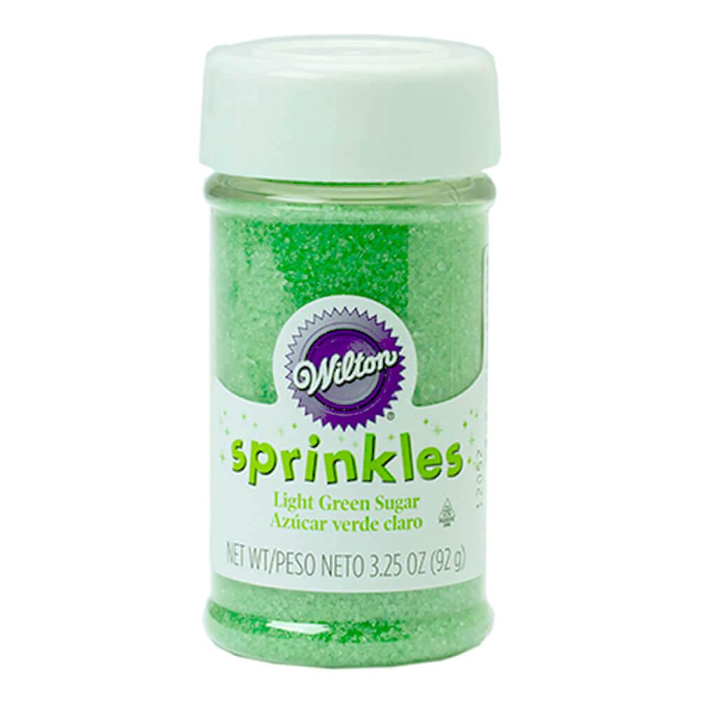 Light Green Colored Sugar: 3.25-Ounce Bottle - Candy Warehouse