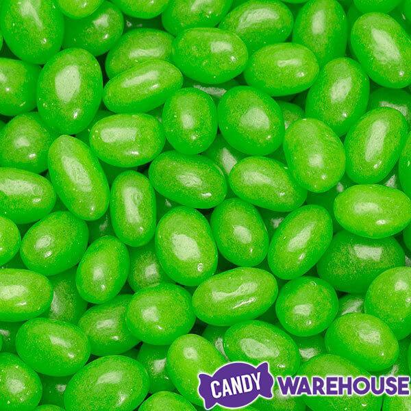 Light Green Jelly Beans - Lime: 2LB Bag - Candy Warehouse