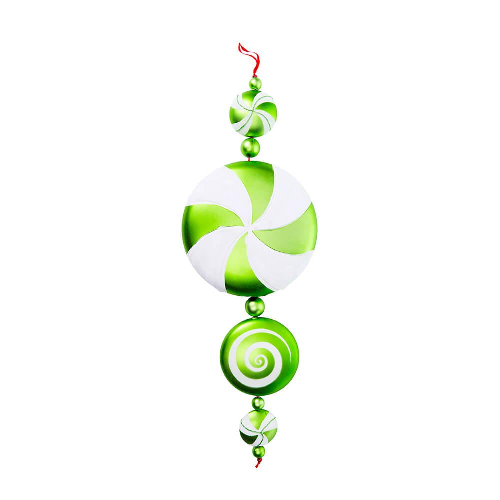 Lime Green Candy Dangle Ornament - 20 Inch - Candy Warehouse