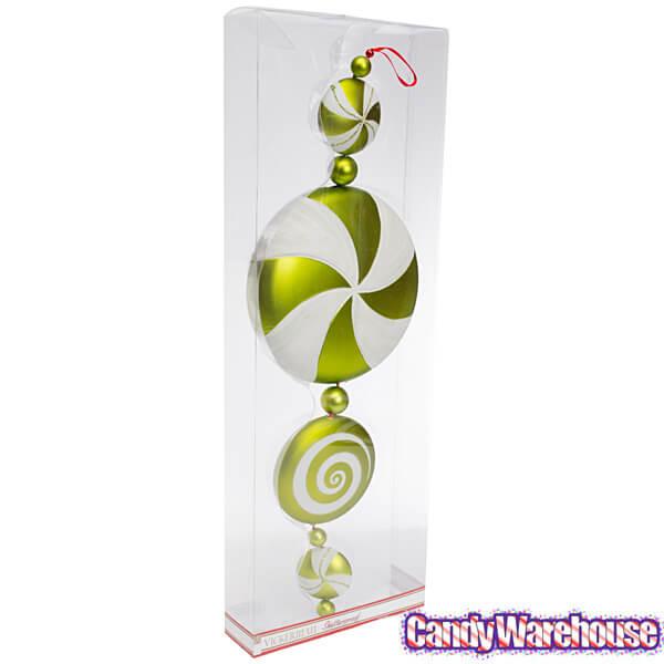 Lime Green Candy Dangle Ornament - 20 Inch - Candy Warehouse