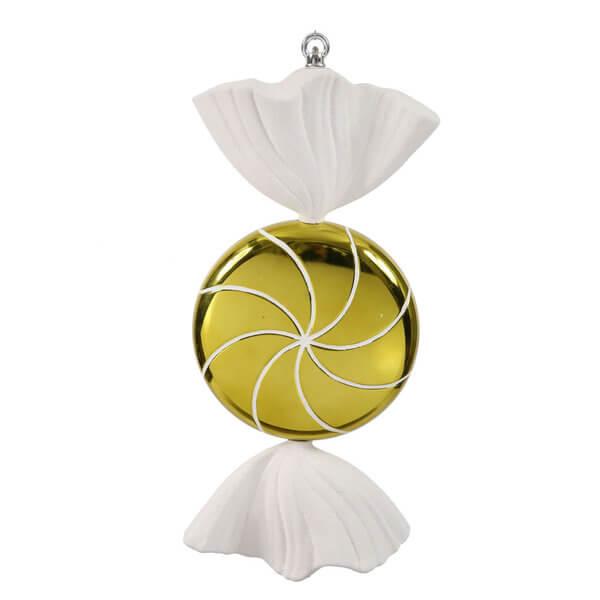 Lime Green Swirl Candy Ornament - 18.5 Inch - Candy Warehouse
