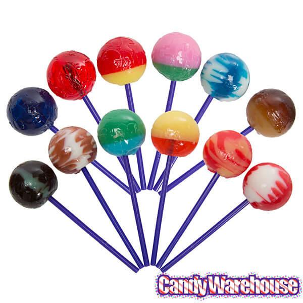 Linda's Lollies Gourmet Ball Lollipops: 24-Piece Display - Candy Warehouse
