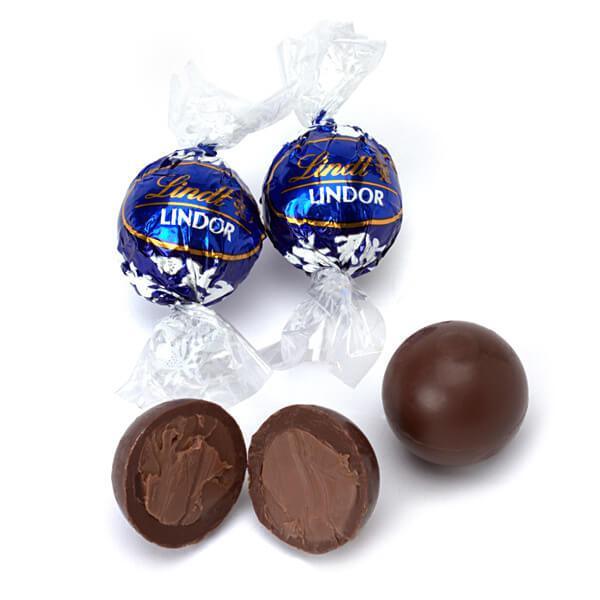Lindt Chocolate Lindor Truffles - Dark Chocolate: 120-Piece Box - Candy Warehouse