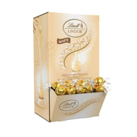 Lindt Chocolate Lindor Truffles - White Chocolate: 120-Piece Box - Candy Warehouse