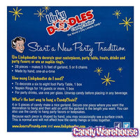 Linky Doodles Candy Chains - Blue: 28-Piece Box - Candy Warehouse
