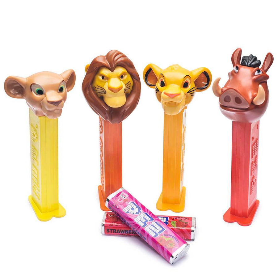 Lion King PEZ Candy Packs: 12-Piece Display - Candy Warehouse